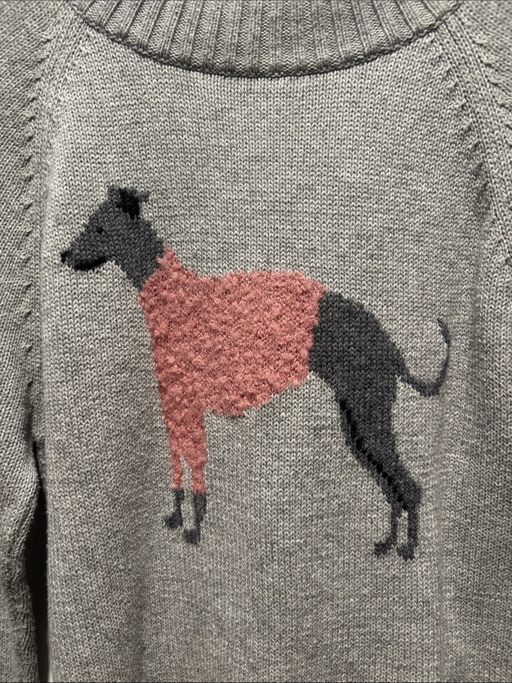 RACHEL ANTONOFF Stan dog crewneck sweater size medium - Picture 5 of 6